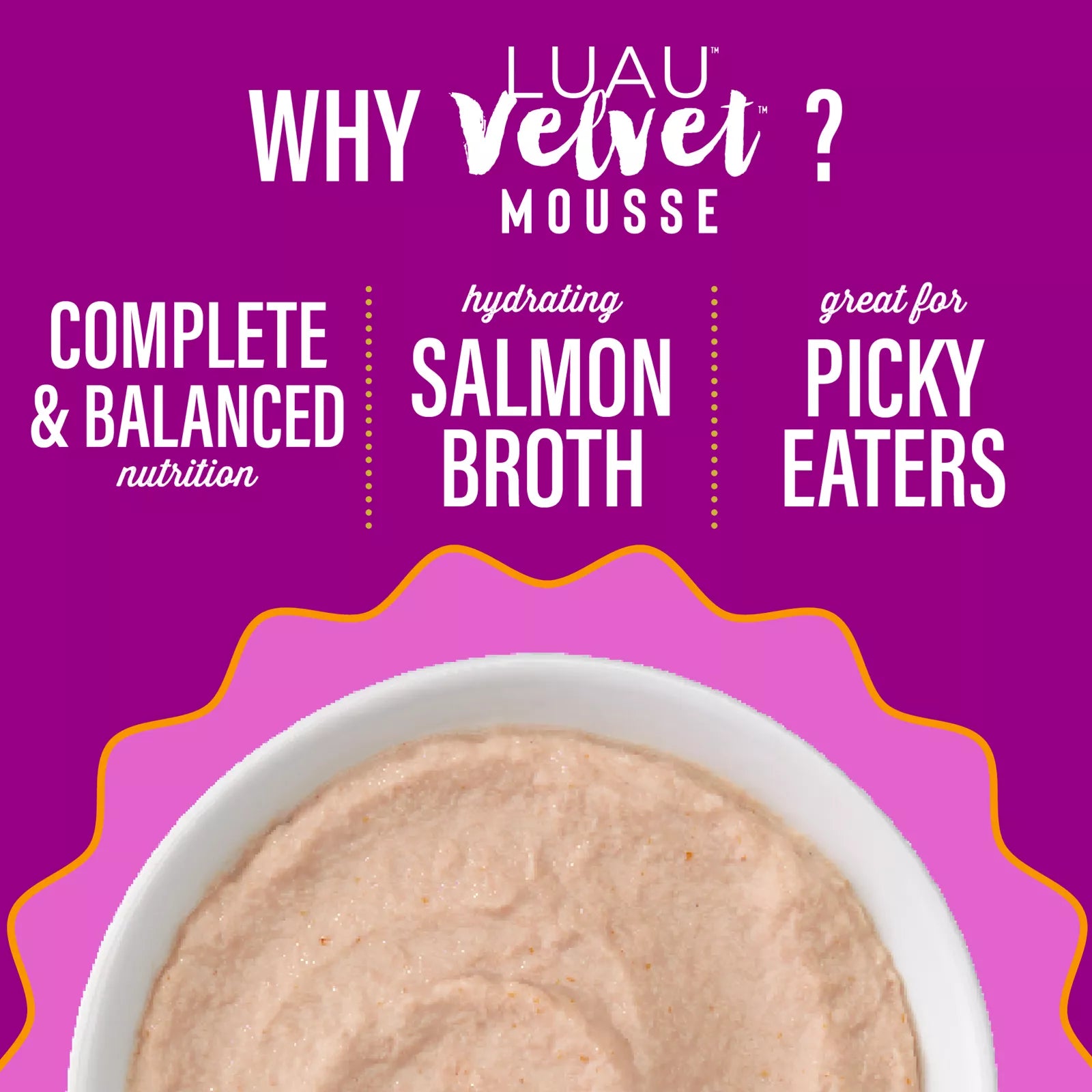 Tiki Cat Velvet Mousse - Salmon