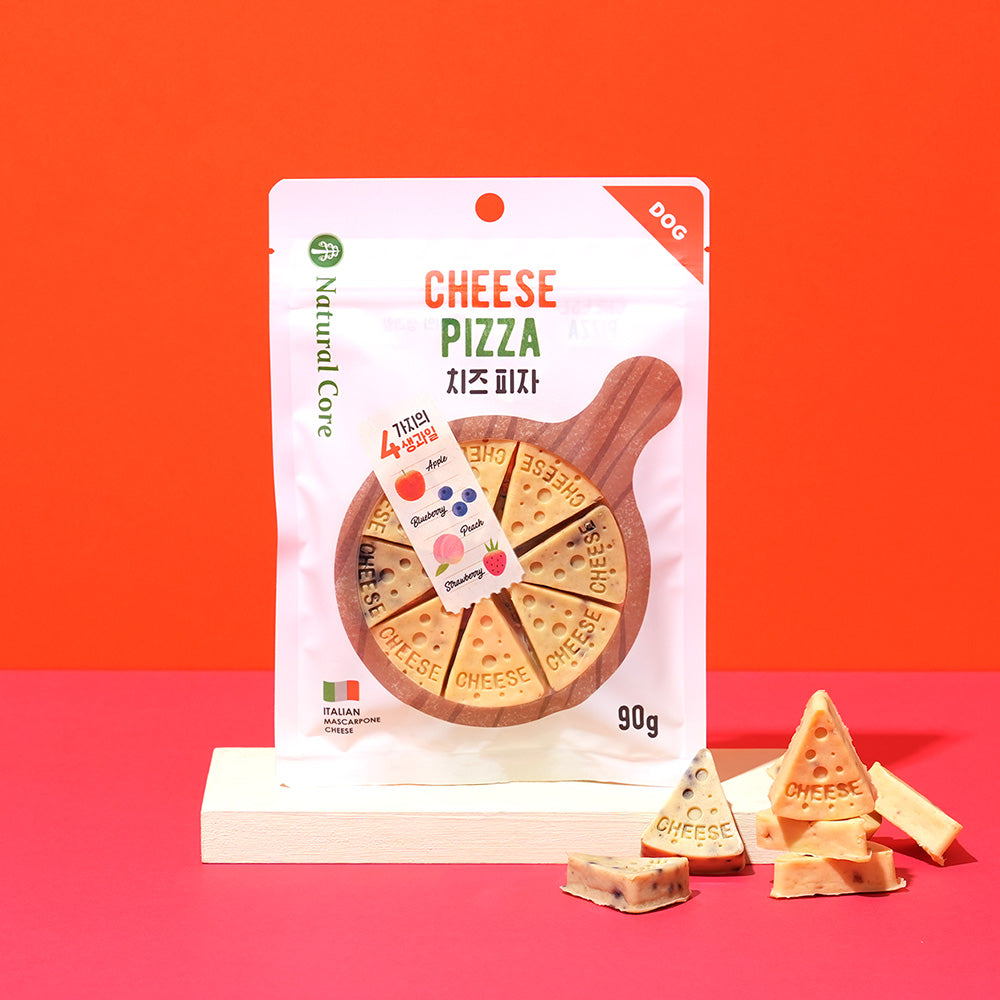 Natural Core Cheese Pizza Dog Treats - 90g - Maokids Pet