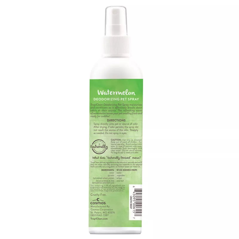 TropiClean Watermelon Deodorizing Spray - Maokids Pet