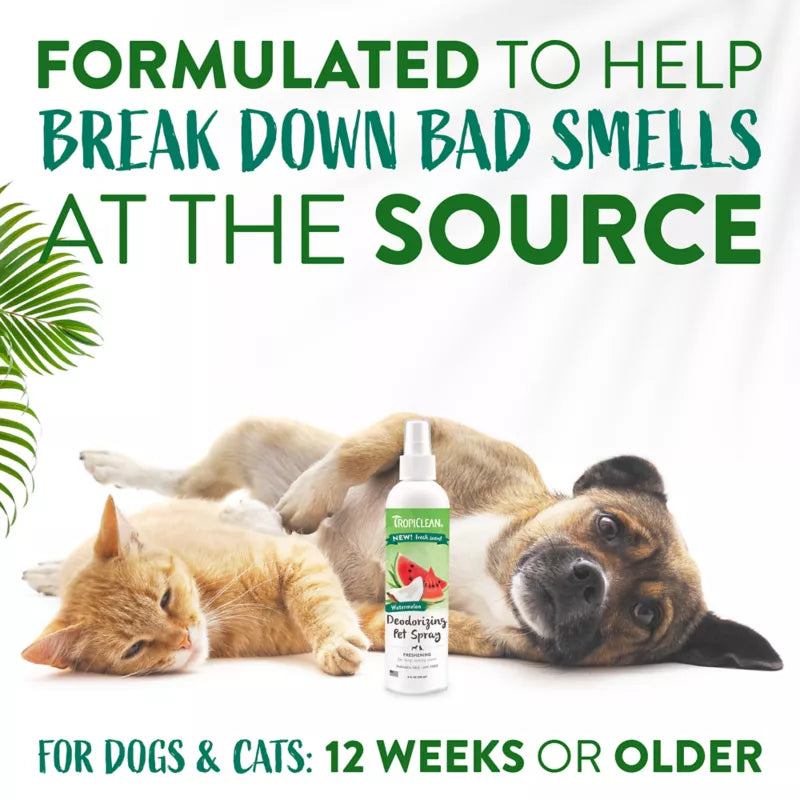 TropiClean Watermelon Deodorizing Spray - Maokids Pet
