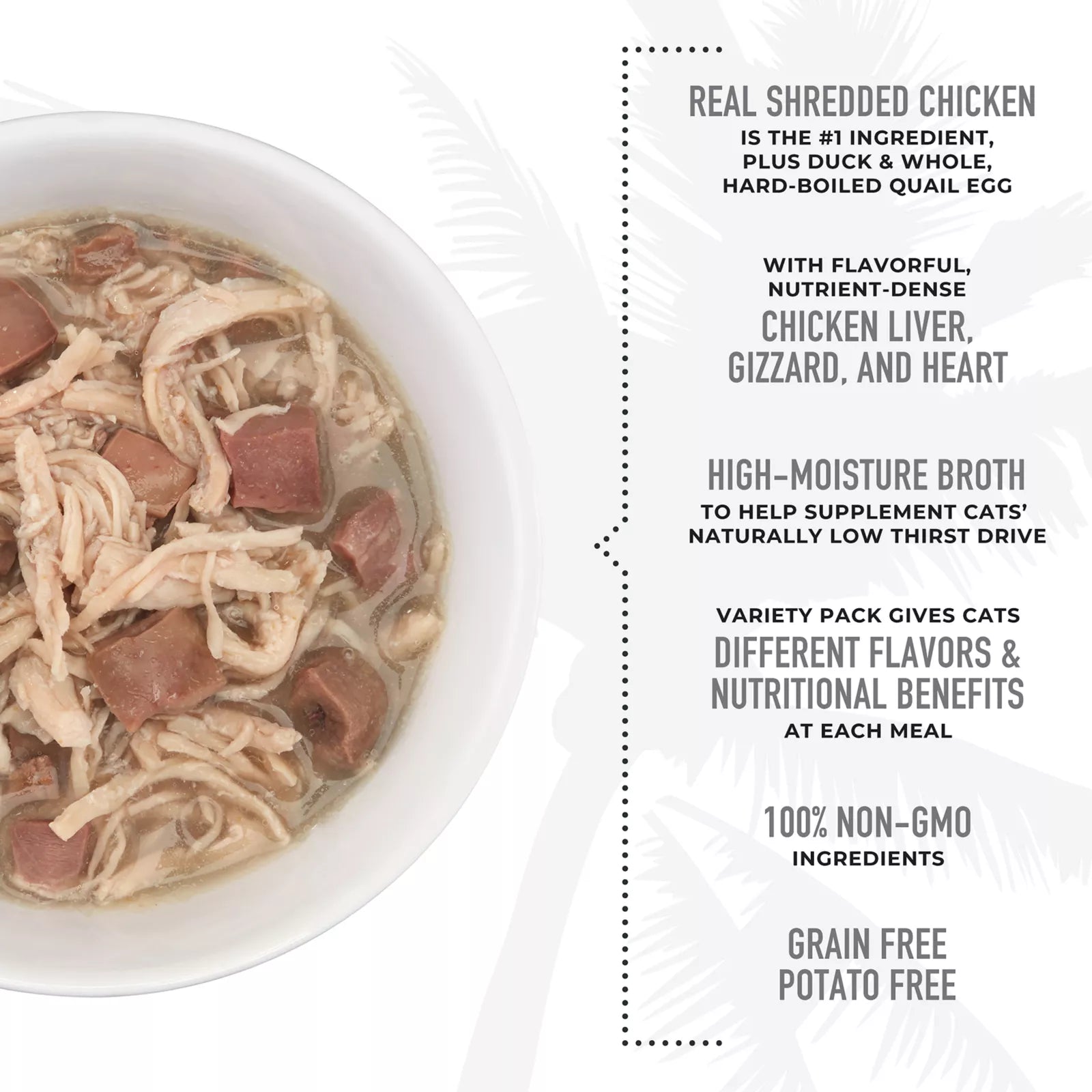 Tiki Cat After Dark Wet Cat Food With Organ Meat - 18 Count Variety Pack