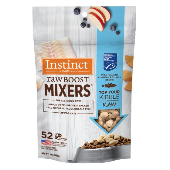 Instinct百利 猫咪拌粮冻干 野生深海鳕鱼 一袋5Oz