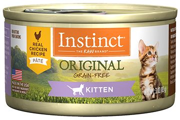 Instinct Original Grain Free Real Chicken Recipe For Kitten 3oz - Maokids Pet