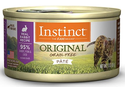 Instinct Original Grain Free Real Rabbit Recipe For Cat 3oz - Maokids Pet