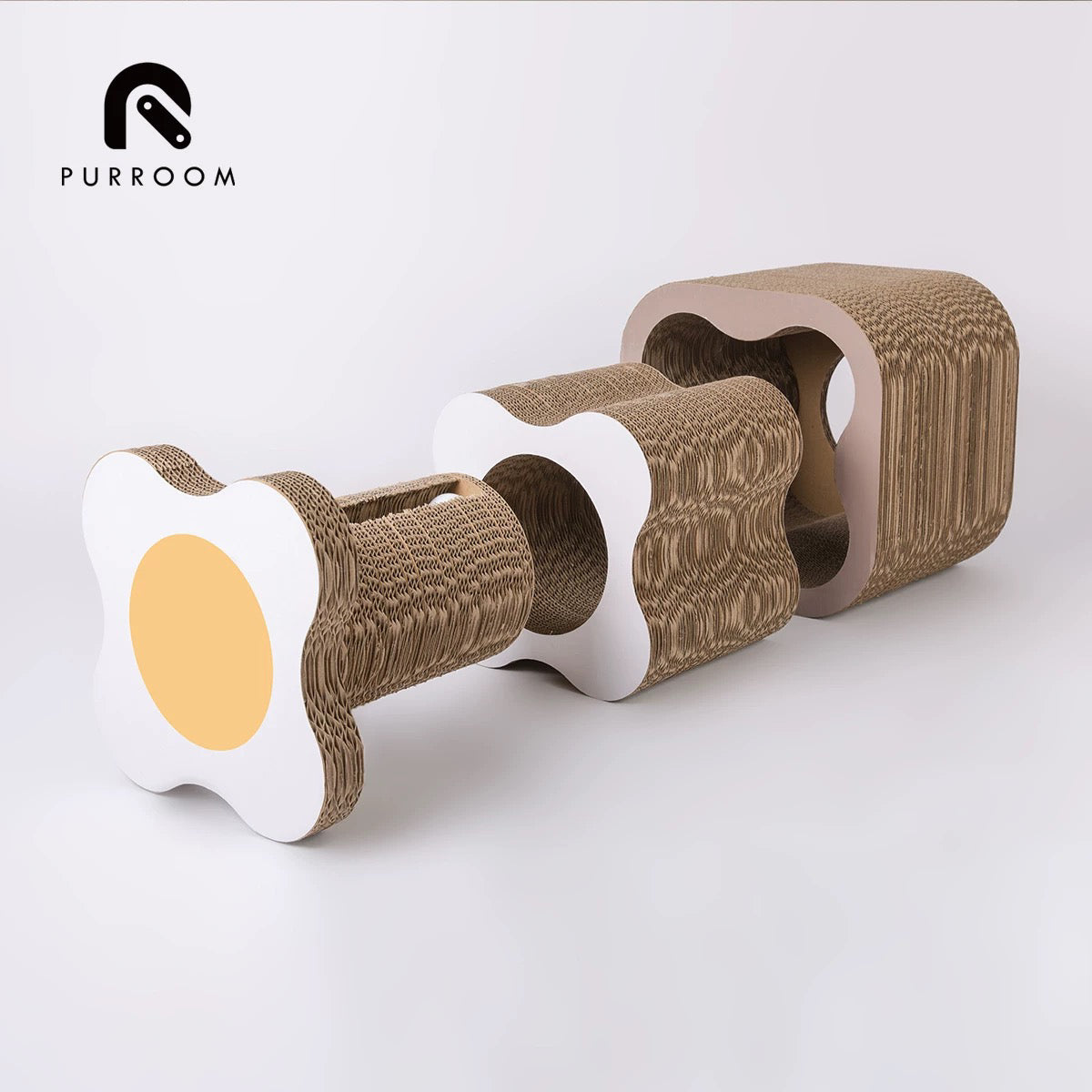 Purroom Egg Flower Combination Cat Scratchboard - Maokids Pet