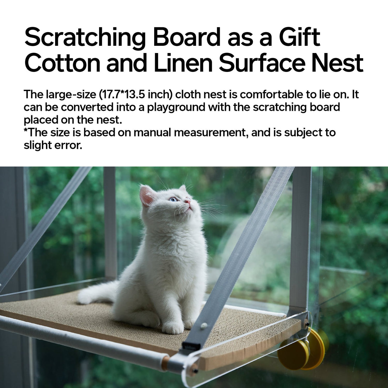 Pidan Cat Window Hammock 2.0 - Maokids Pet