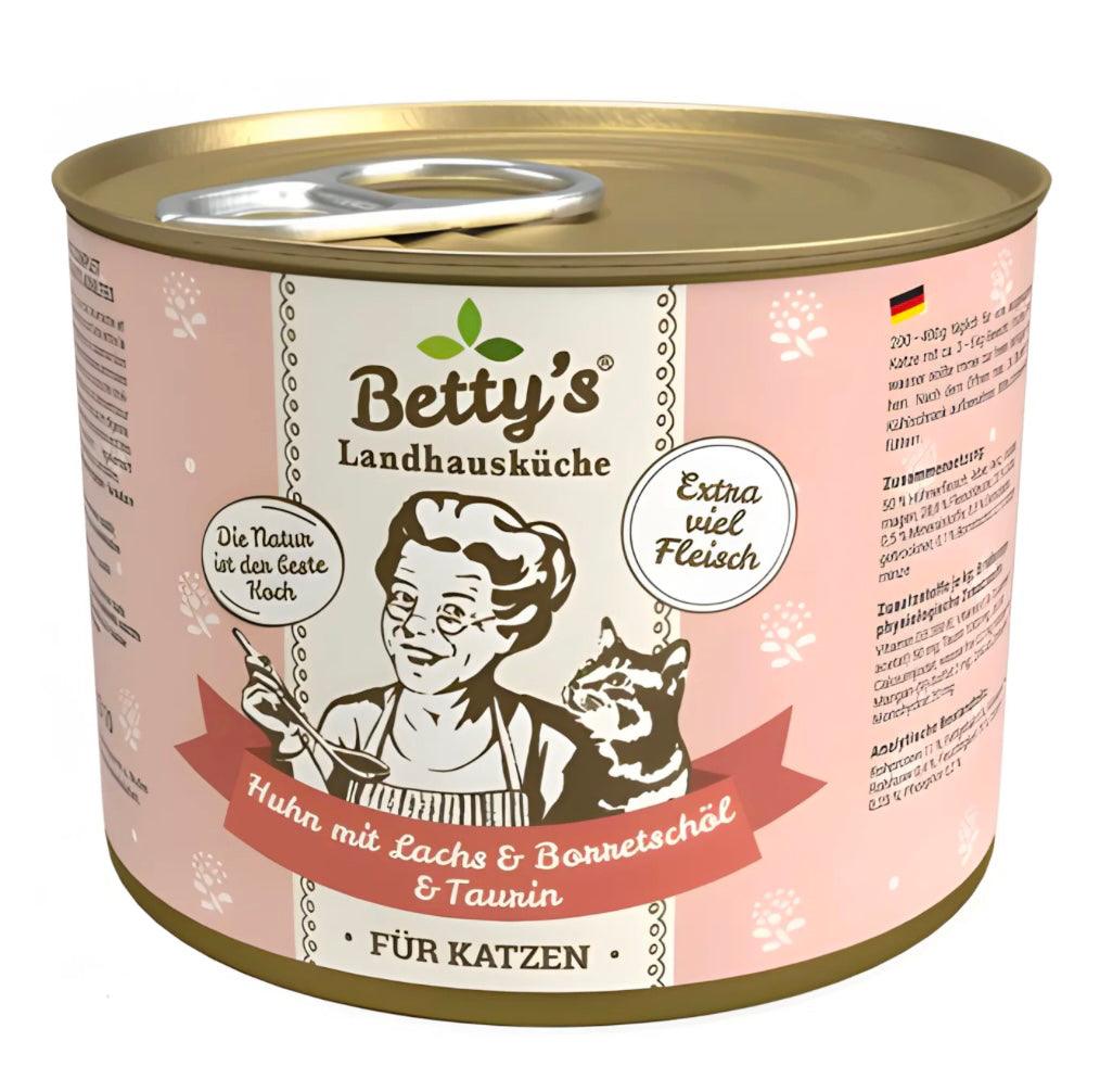 Betty's Country Kitchen Cat Wet Food - Chicken with Salmon and Borage Oil 200g - Maokids Pet