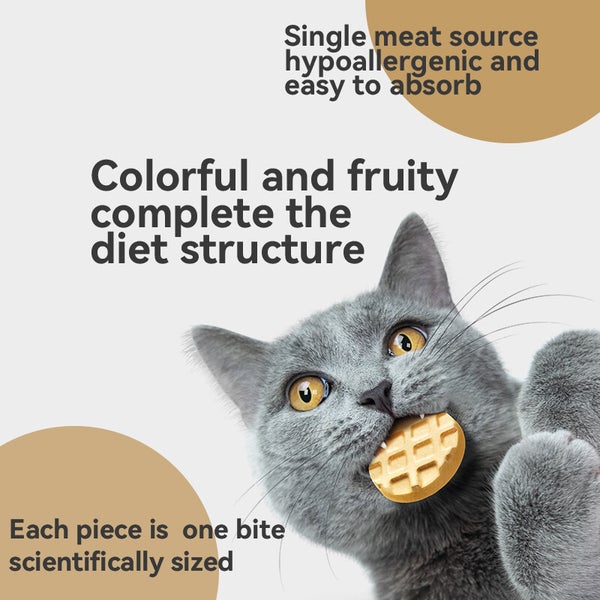Ranova Freeze Dried Waffle (Mixed Flavor) For Dog & Cat - 60g - Maokids Pet