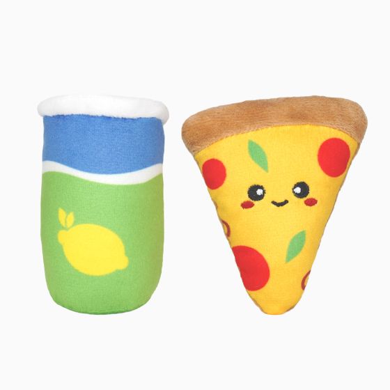 Hugsmart Meow Buddies Kitten Party 2pk - Pizza & Soda