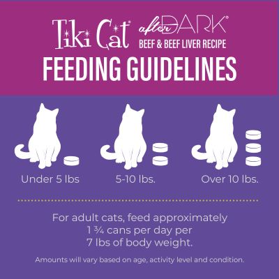 Tiki Cat After Dark Grain Free Soft Pate Beef & Beef Liver Recipe Cat Wet Food - 3oz - Maokids Pet