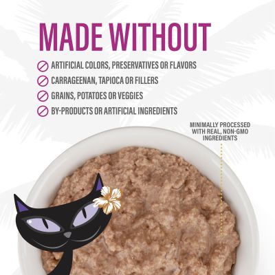 Tiki Cat After Dark Grain Free Soft Pate Chicken, Chicken Liver & Quail Recipe Cat Wet Food - 3oz - Maokids Pet