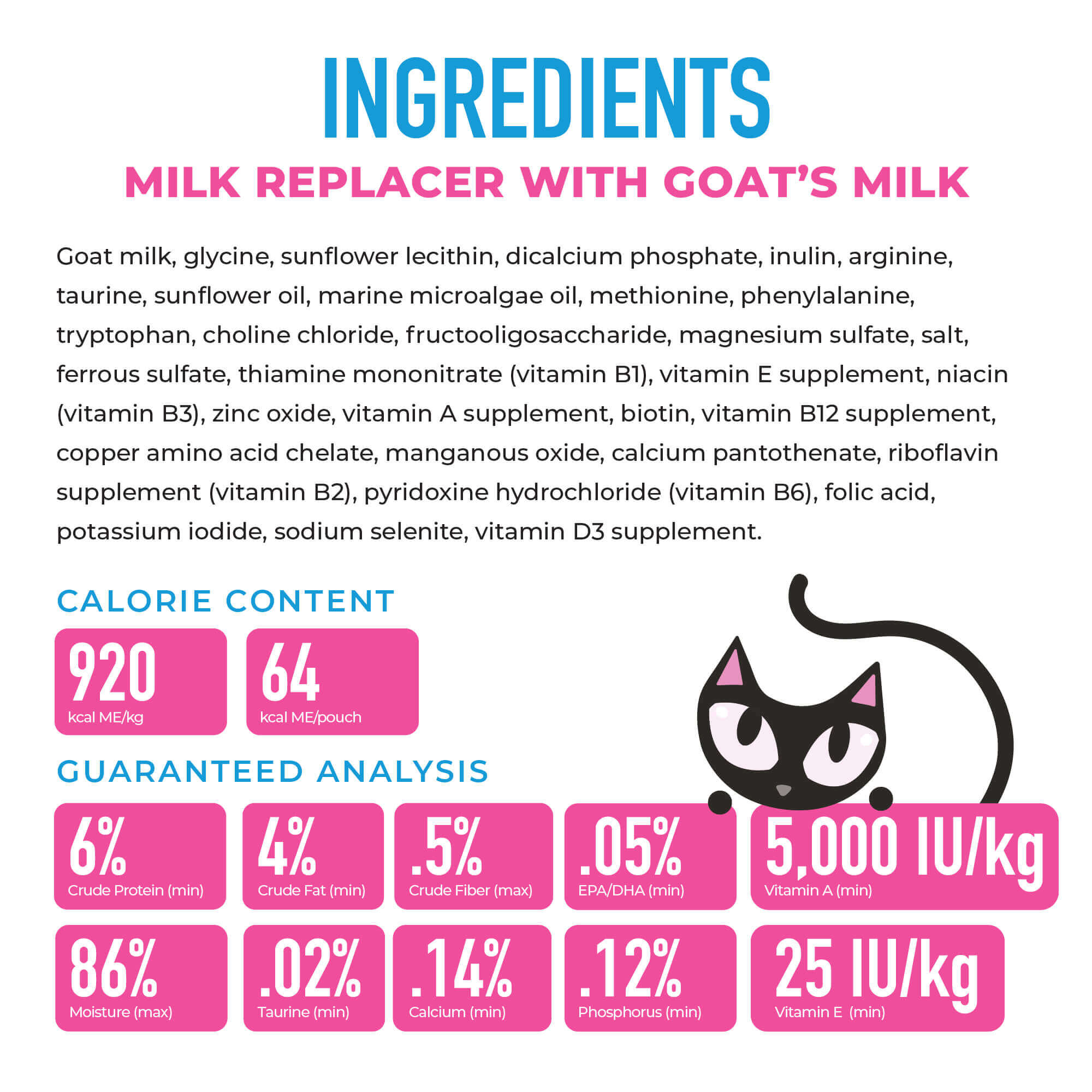 Tiki Cat Baby Milk Replacer With Goat’s Milk