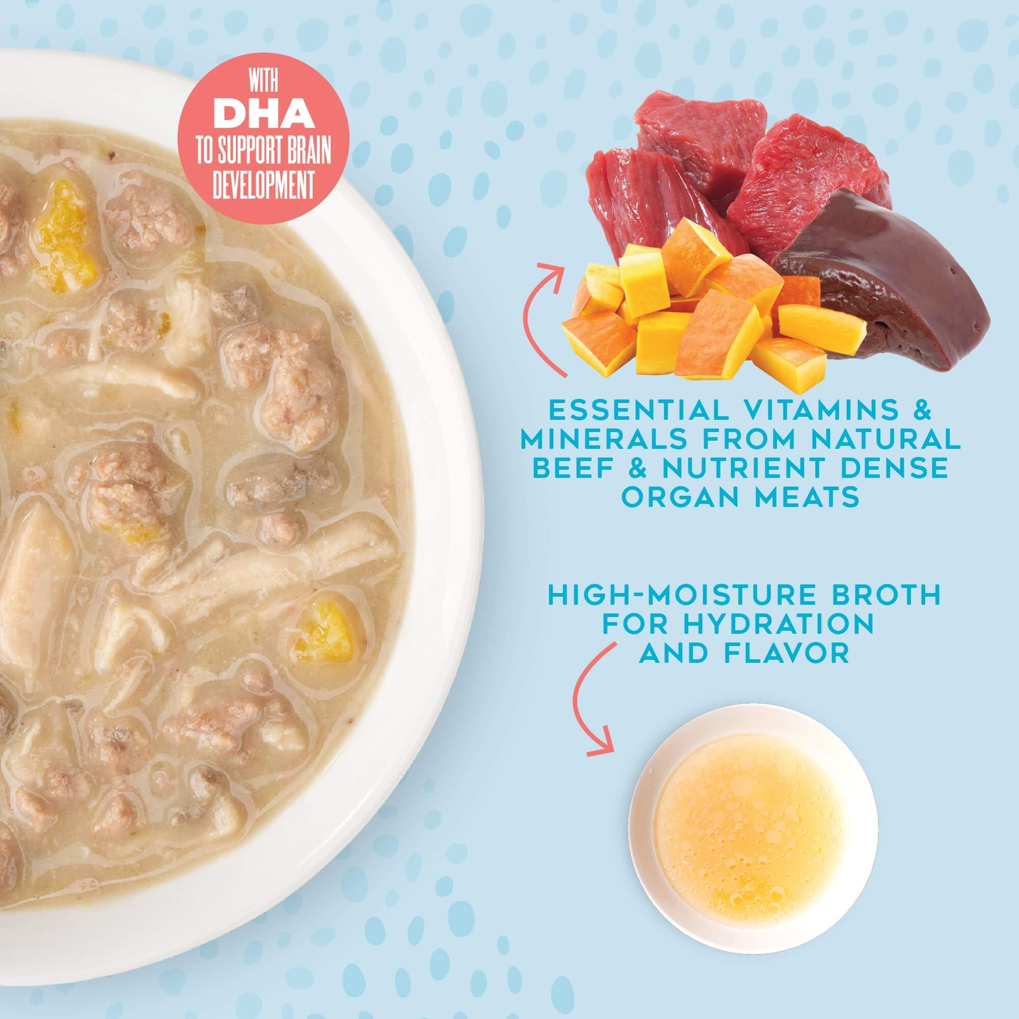 Tiki Dog Baby Whole Foods: Beef & Beef Liver Recipe in Broth