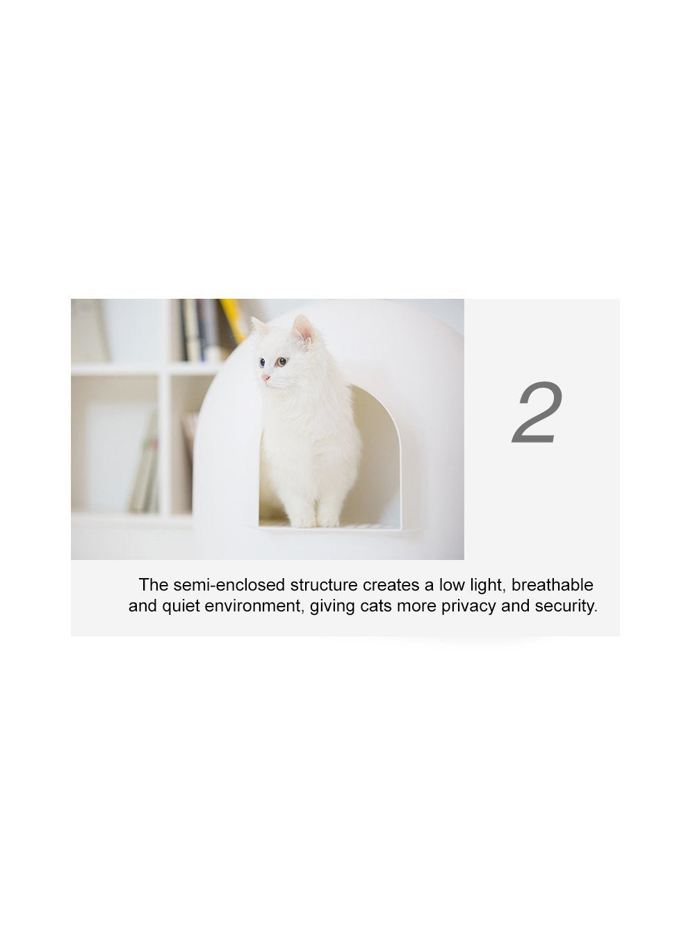 Pidan "Igloo" Cat Litter Box with litter scoop - Maokids Pet