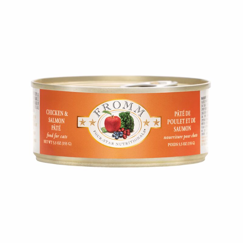Fromm Four Star Wet Cat Food - Chicken & Salmon Pate 5.5oz - Maokids Pet