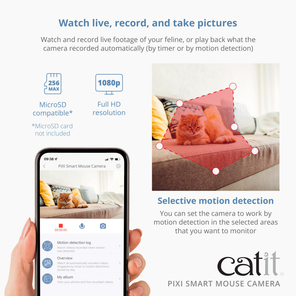 Catit PIXI Smart Mouse Camera - Maokids Pet
