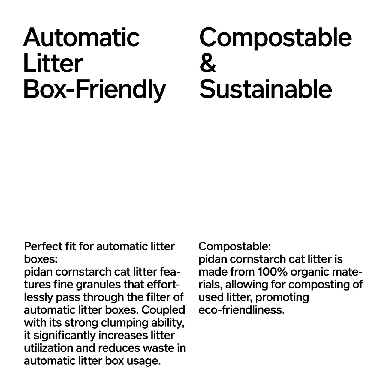 Pidan Cat Litter White-Jade (Corn Starch) Cat Litter - Maokids Pet