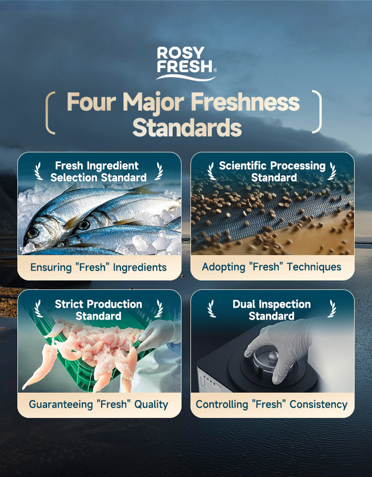 Rosy Fresh Ocean Fish & Chicken Recipe Baked All Life Stage Cat Dry Food - 2 kg/Bag