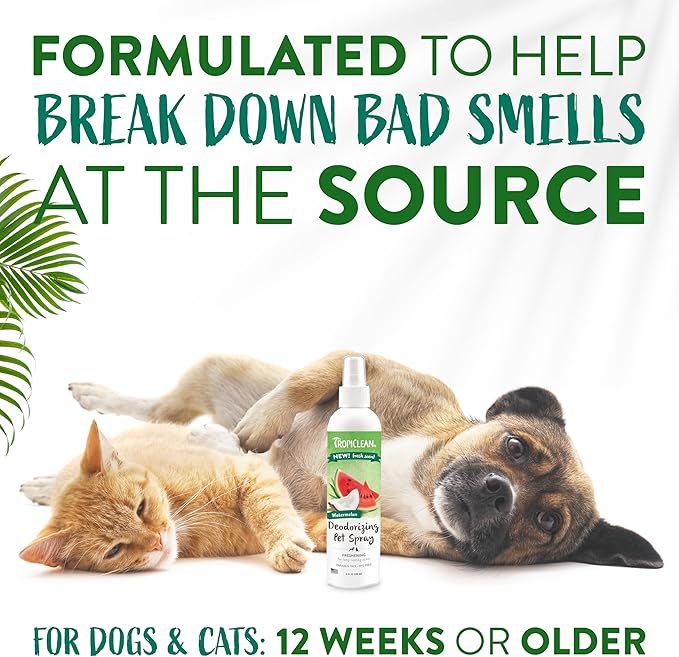 Tropiclean Watermelon Hypoallergenic Waterless Shampoo - 7.4oz - Maokids Pet