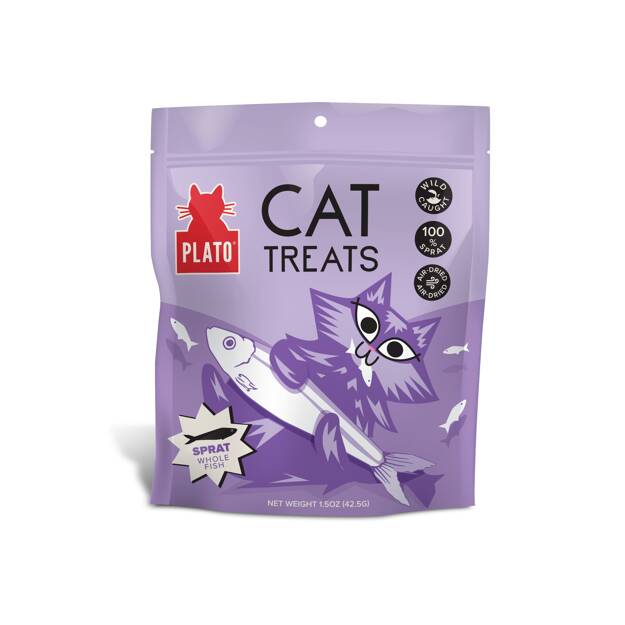 Plato Air-Dried Cat Treats - Baltic Sprat - Maokids Pet