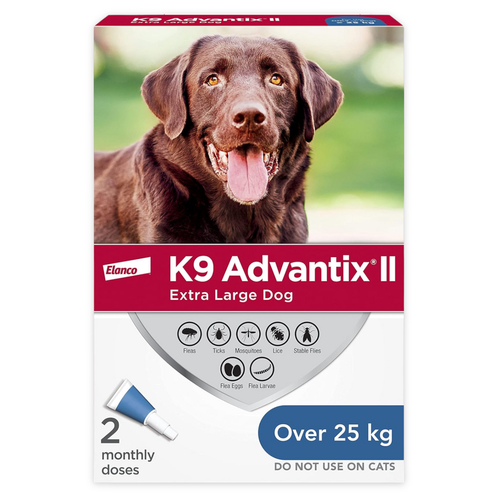 K9 Advantix II Topical Flea & Tick Protection for X-Large Dog Breeds - Maokids Pet