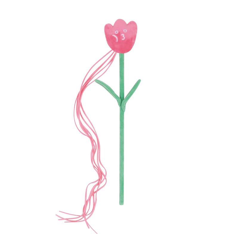 Purlab Daisy Flower Catnip Cat Teaser - Maokids Pet