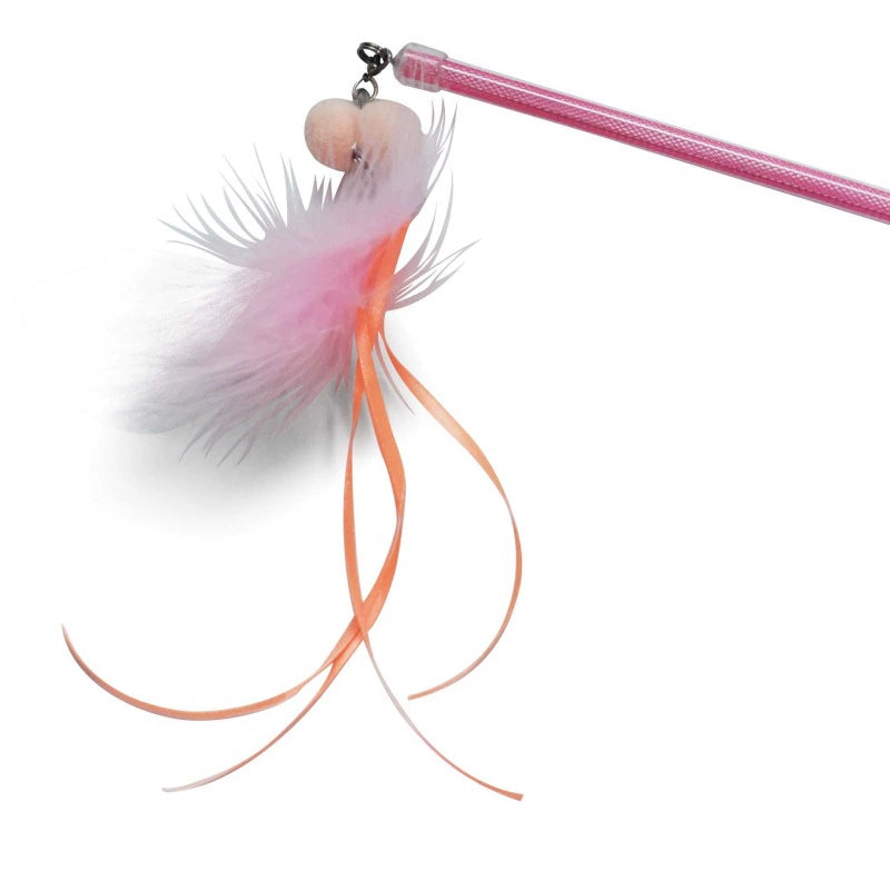 Amy & Carol Feather and Sequin Cat Teaser Wand - Maokids Pet