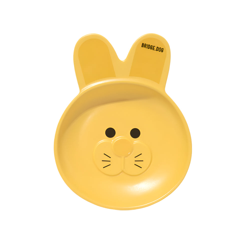 Bridge.Dog Bunny Dish - Yellow - Maokids Pet