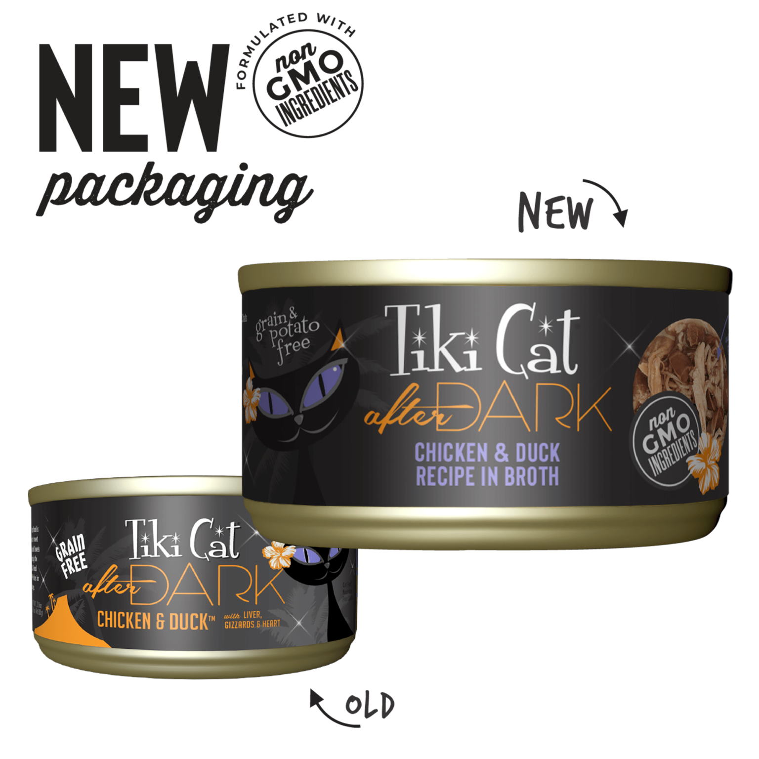 Tiki Cat After Dark Whole Foods - Chicken & Duck Recipe In Broth