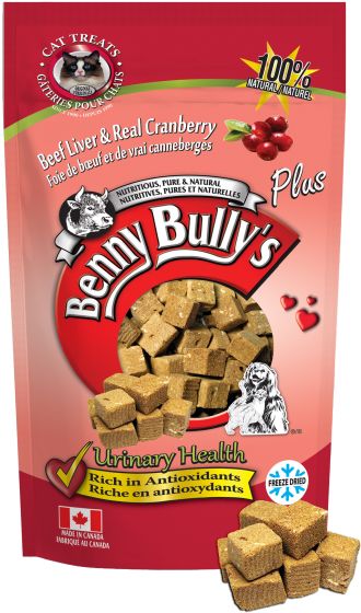 Benny Bully Beef Liver Plus Cranberry Cat Treat - 25g - Maokids Pet