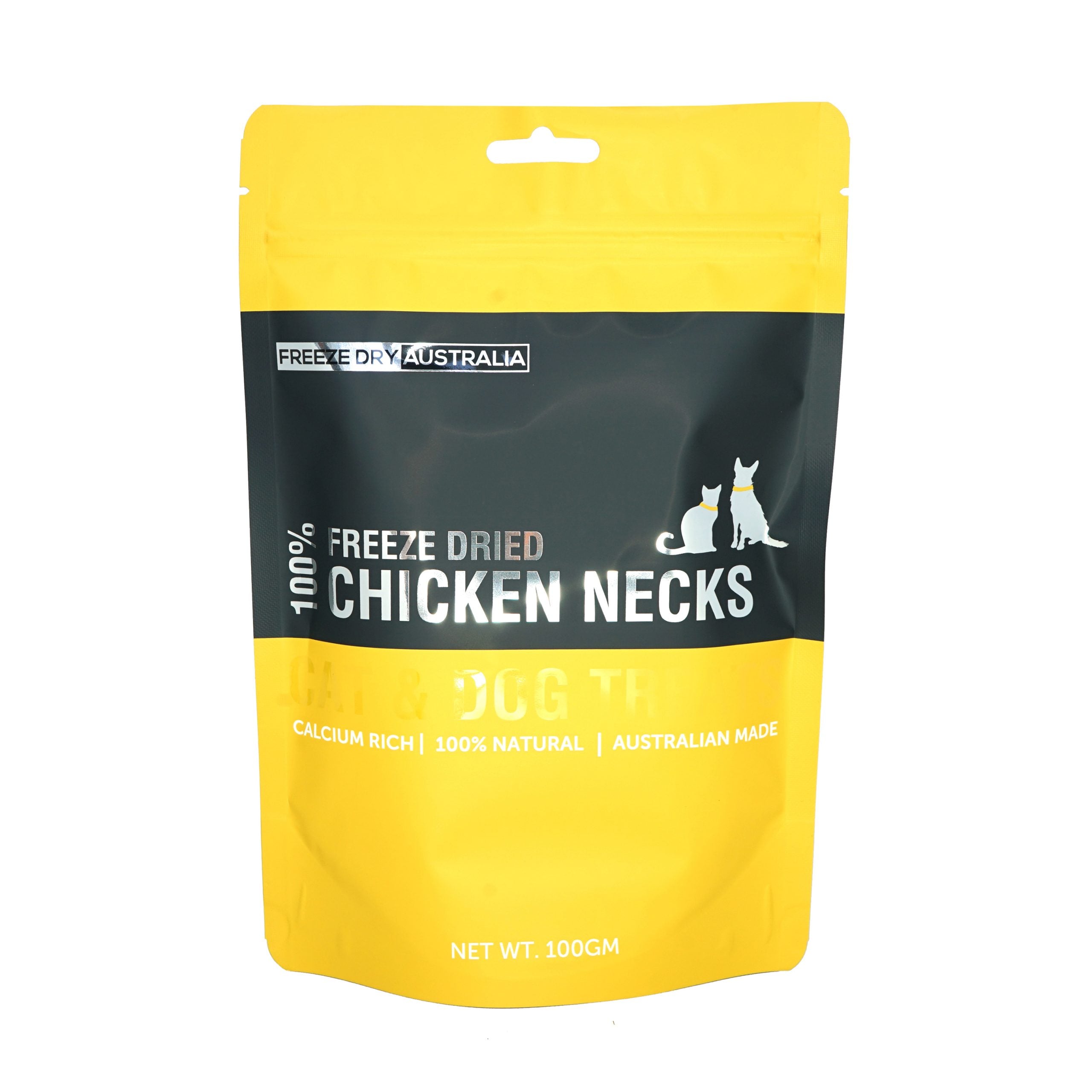 Freeze-Dry Australia's Chicken Necks For Dog & Cat - Maokids Pet