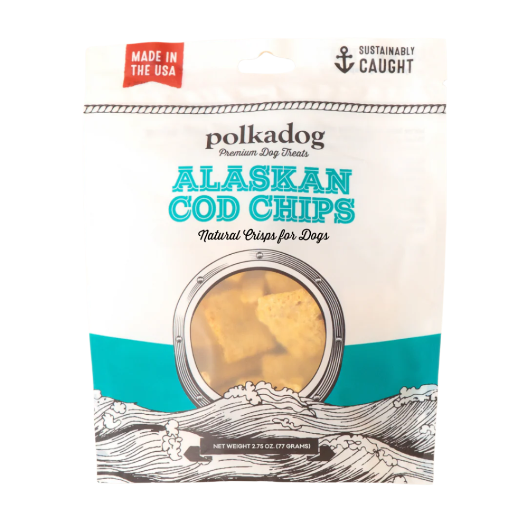 Polkadog Alaskan Cod Chips For Dog