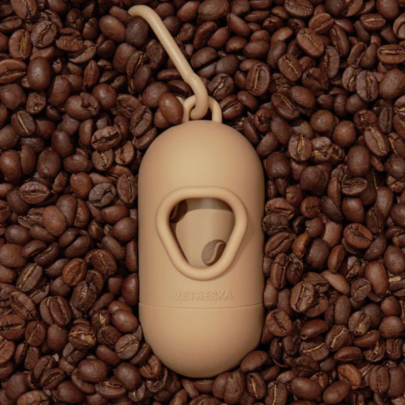 Vetreska Coffee Pet Poop Bags & Dispenser - Maokids Pet