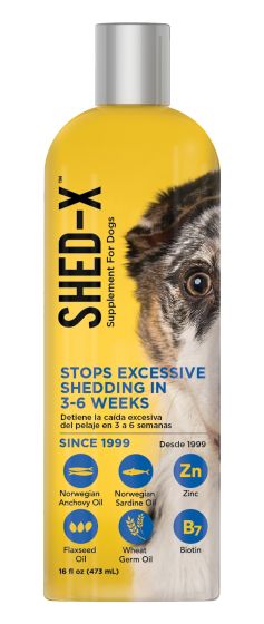 Synergy Labs Shed-X Shedding Prevention Supplement Dog - 16oz - Maokids Pet
