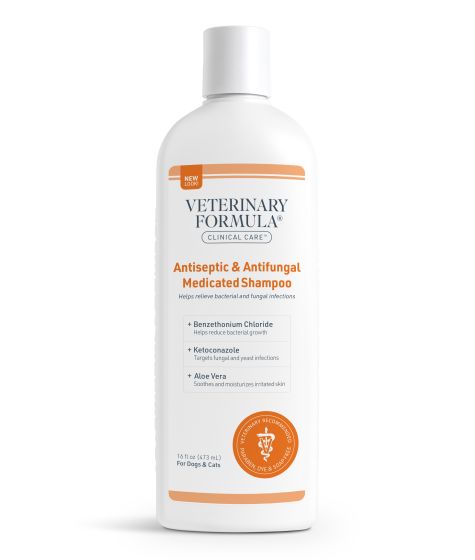 Synergy Labs Veterinary Formula Antiseptic & Antifungal Medicated Shampoo - 16oz - Maokids Pet