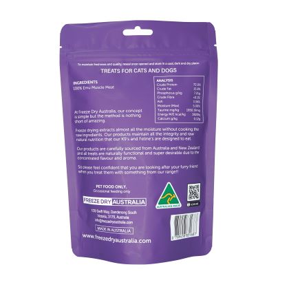 Freeze-Dry Australia's Emu Cookie For Dog & Cat - Maokids Pet