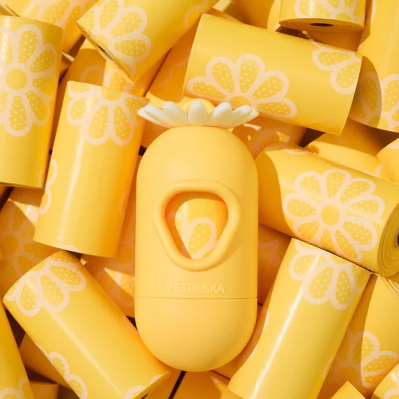 Vetreska Daisy Pet Poop Bags & Dispenser - Maokids Pet