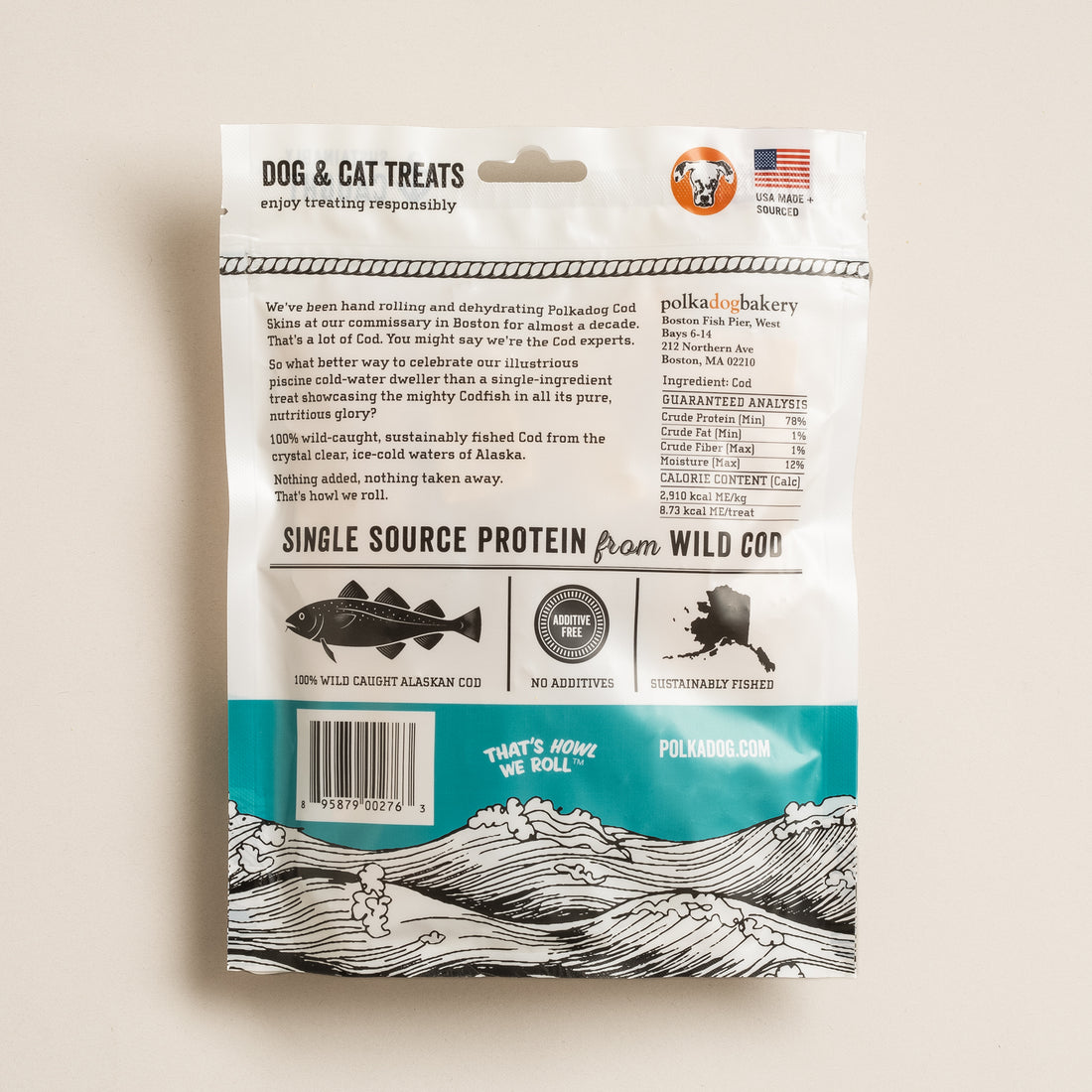 Polkadog Alaskan Cod Chips For Dog