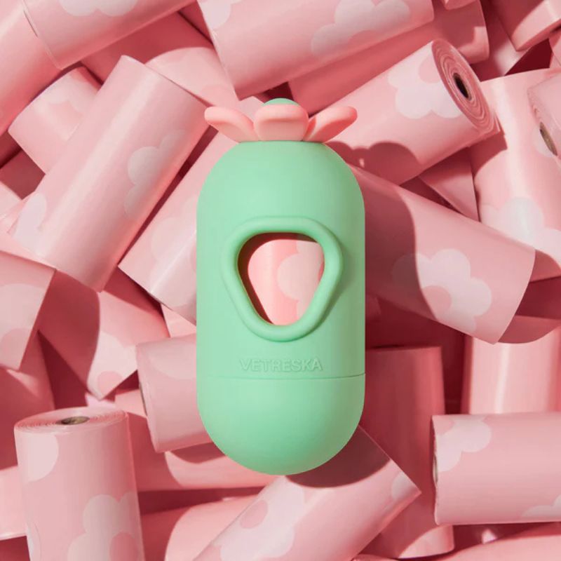 Vetreska Flora Pet Poop Bags & Dispenser - Maokids Pet