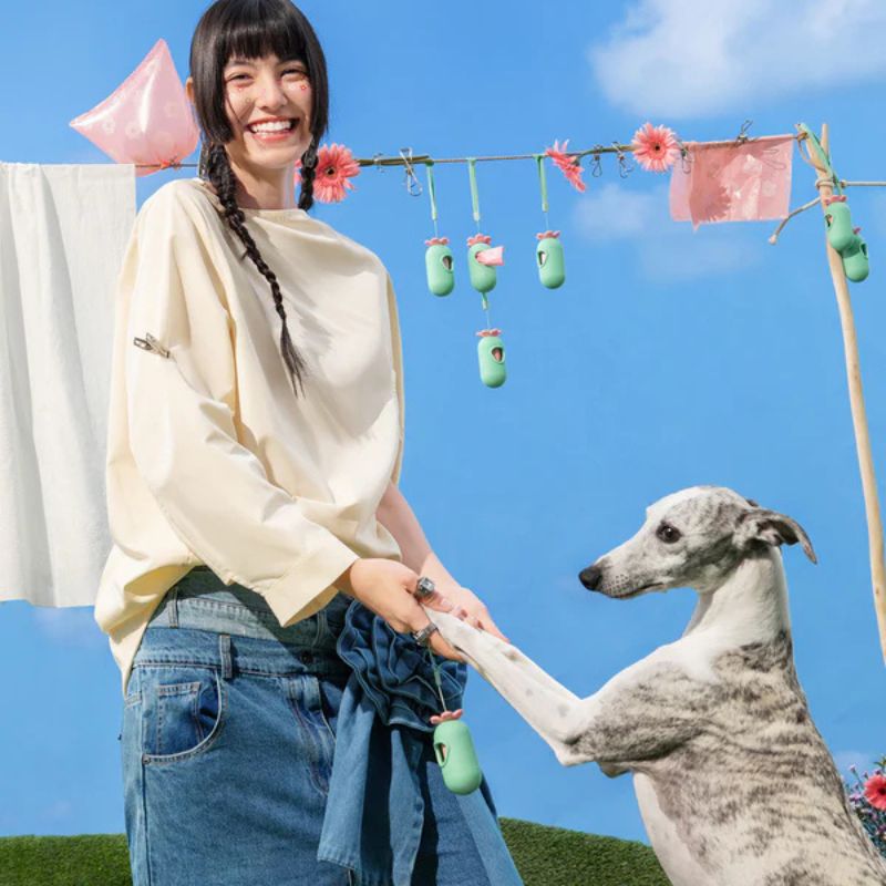 Vetreska Flora Pet Poop Bags & Dispenser - Maokids Pet