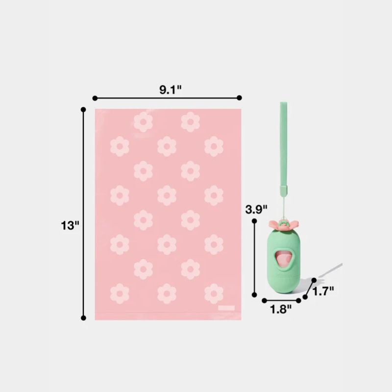 Vetreska Flora Pet Poop Bags & Dispenser - Maokids Pet