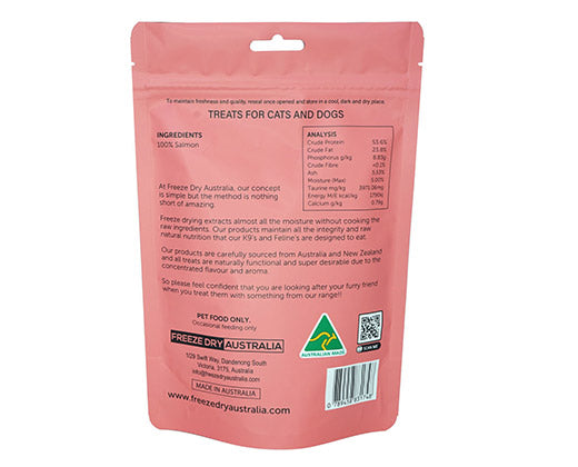 Freeze-Dry Australia's Salmon Bellies For Dog & Cat - Maokids Pet