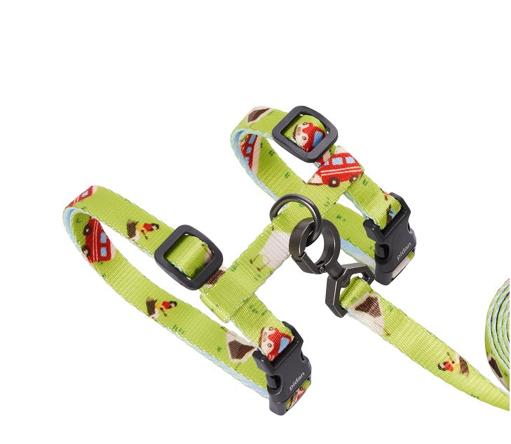 Pidan Cat Leash & Harness Set - Four Patterns - Maokids Pet