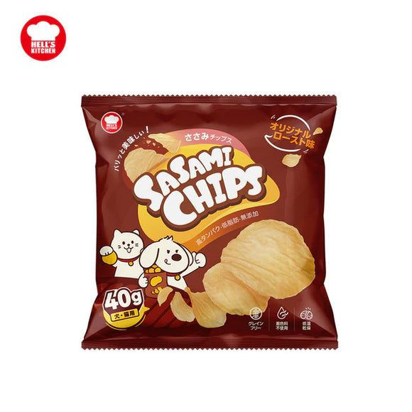 Hell's Kitchen Crispy Chips For Dog & Cat - Chicken BBQ Flavor - Maokids Pet