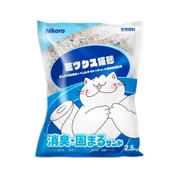 Nikoro Composite Tofu Cat Litter - Mixed Tofu & Bentonite - Maokids Pet