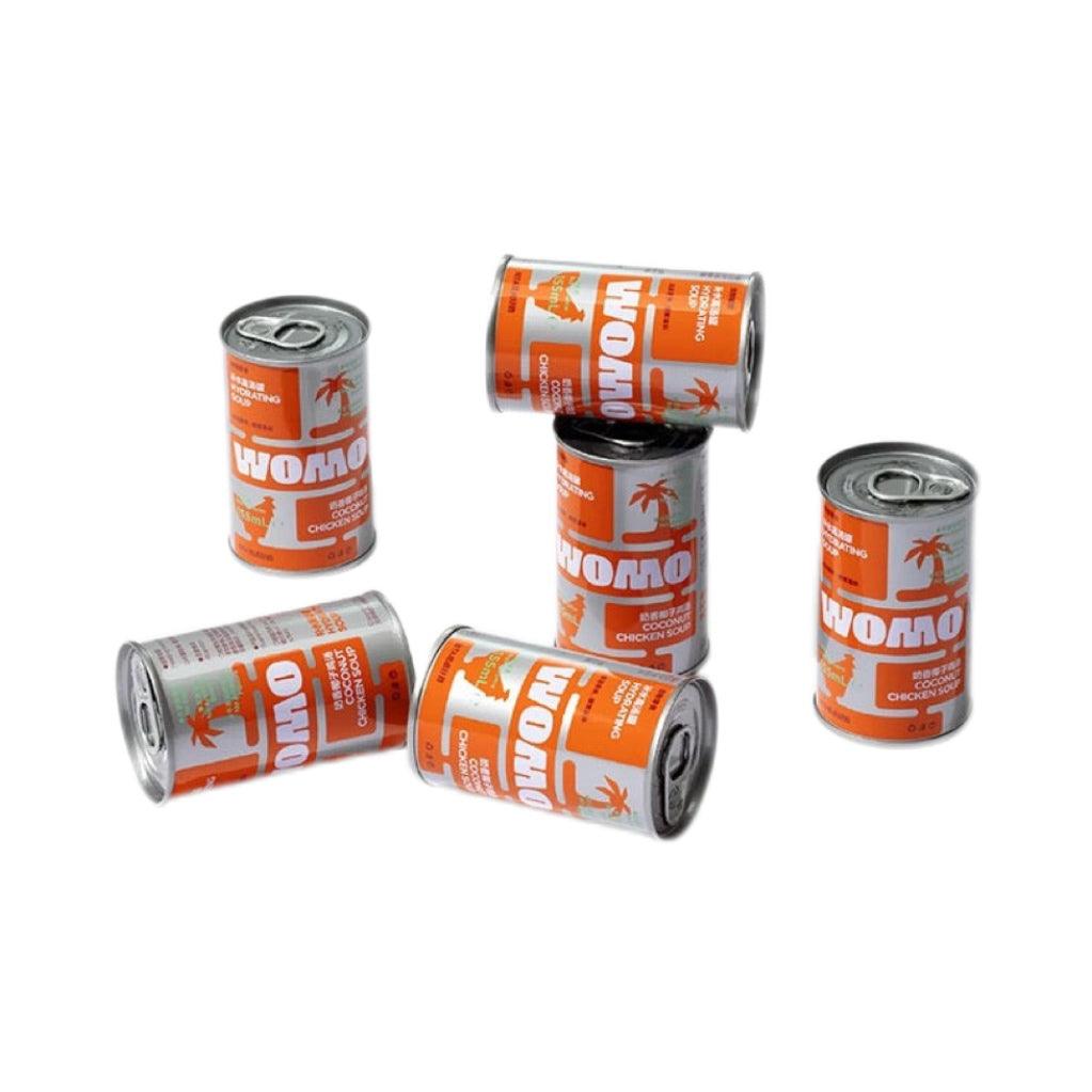 WOMO Coconut Milk & Chicken Broth Cat Wet Food - 155ml*6 Cans Pack - Maokids Pet