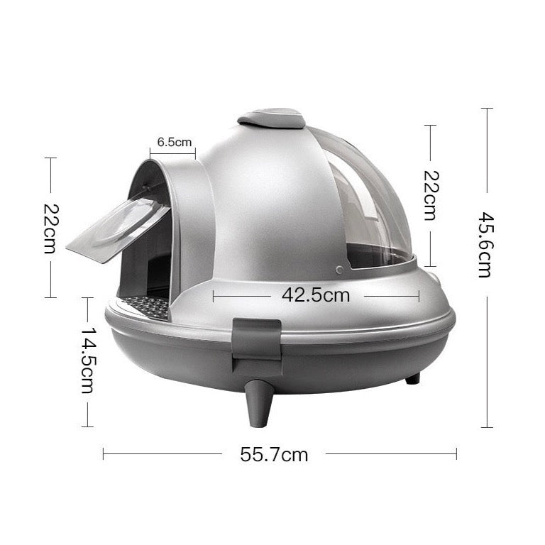 EZ Pet Spaceship Cat Litter Box - Maokids Pet