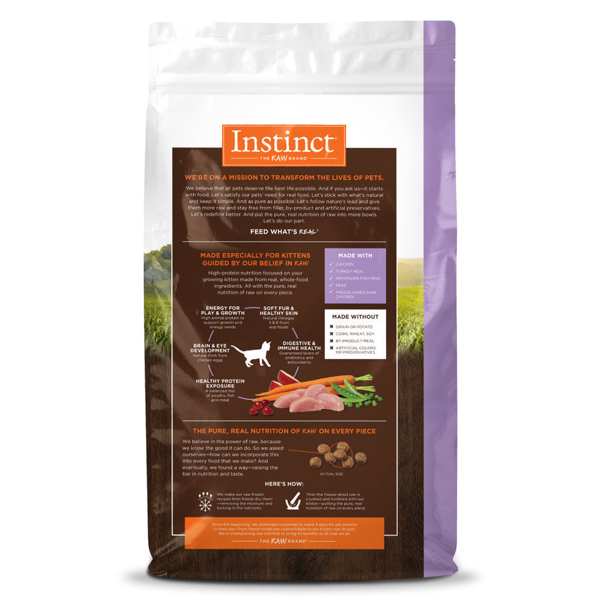 Instinct Original Kitten Dry Food - Chicken - Maokids Pet