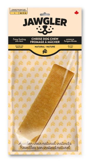 Jawgler Cheese Dog Chew - Cheese Flavor