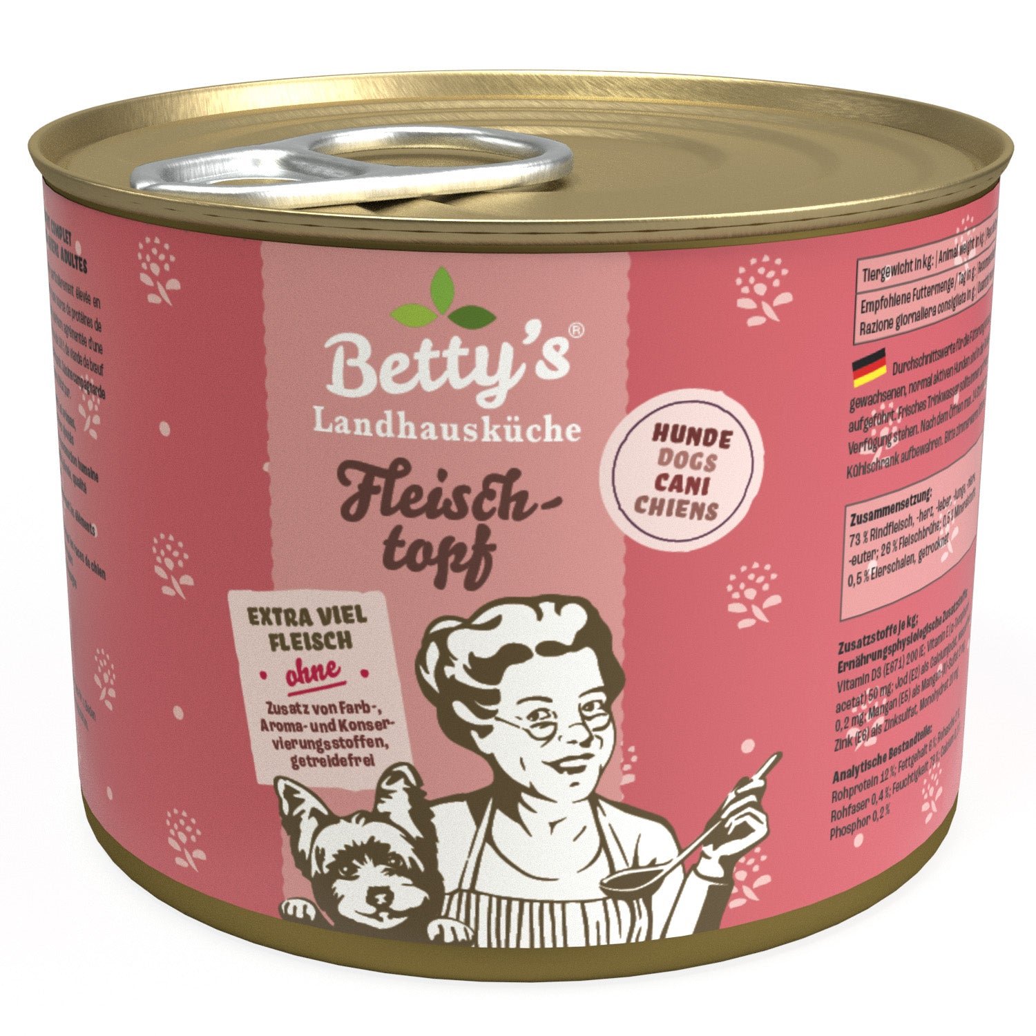 Betty’s Country Kitchen Dog Wet Food - Beef & Linseed oil